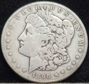 1896-S Morgan Silver Dollar Semi Key Date