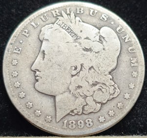 1898-S Morgan Silver Dollar