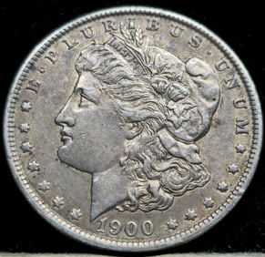 1900 Morgan Silver Dollar Toned