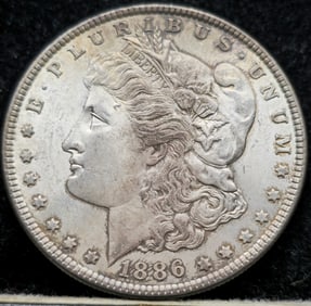 1886 Morgan Silver Dollar Toned