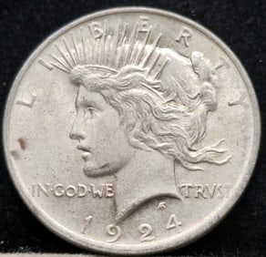 1924 Peace Silver Dollar