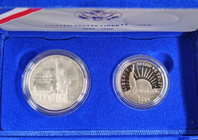United States 1986 Liberty Silver Proof Set