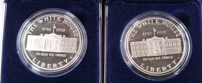 United States The White House 200th Anniversary Silver Proof Sets