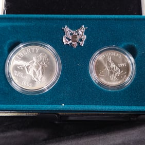 United States 1995 Civil War Battlefield Commemorative Silver Coin Set