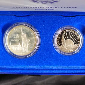 United States 1986 Liberty Silver Proof Set