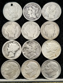 Silver Dime & Nickel Grouping