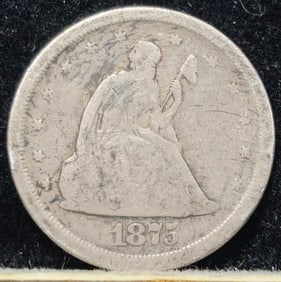 1875-S Twenty Cent Piece