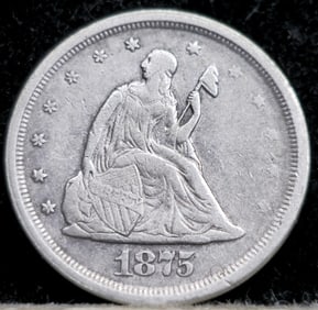 1875-S Twenty Cent Piece