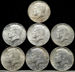 1968-D Kennedy Half Dollars
