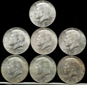 1969-D Kennedy Half Dollars