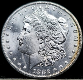 1882-CC Morgan Silver Dollar DMPL Toned Key Date