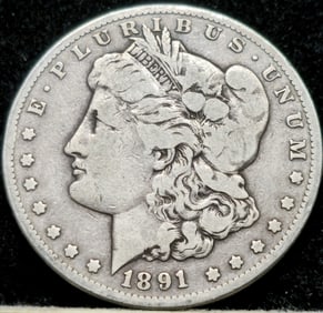 1891-CC Morgan Silver Dollar Key Date