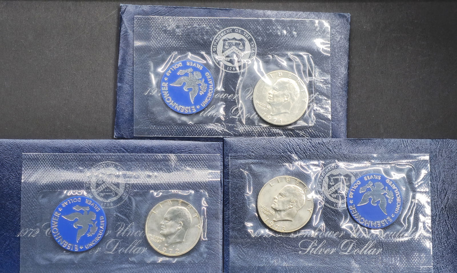 Uncirculated United States Silver Dollars (1 of 4)