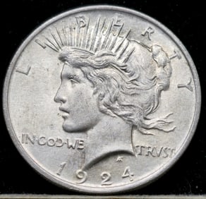 1924 Peace Silver Dollar Gem