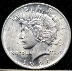 1924 Peace Silver Dollar Gem