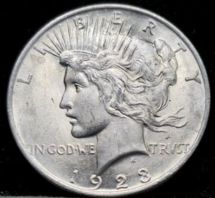 1923 Peace Silver Dollar Gem
