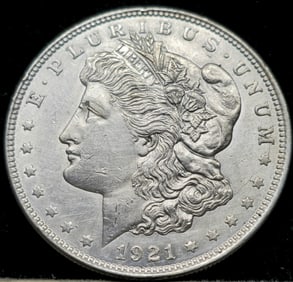 1921 Morgan Silver Dollar Gem