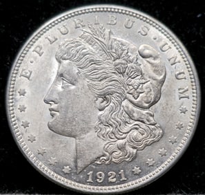 1921 Morgan Silver Dollar Gem