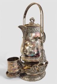 Wilcox Silver Victorian Tilt Pitcher & Stand
