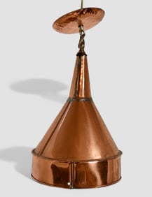 Hand Hammered Copper Pendant Light