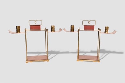 Jacques Adnet (Attribution) Wall Sconces