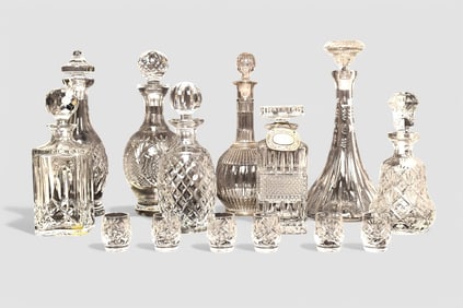 Assembled Waterford Decanters Plus