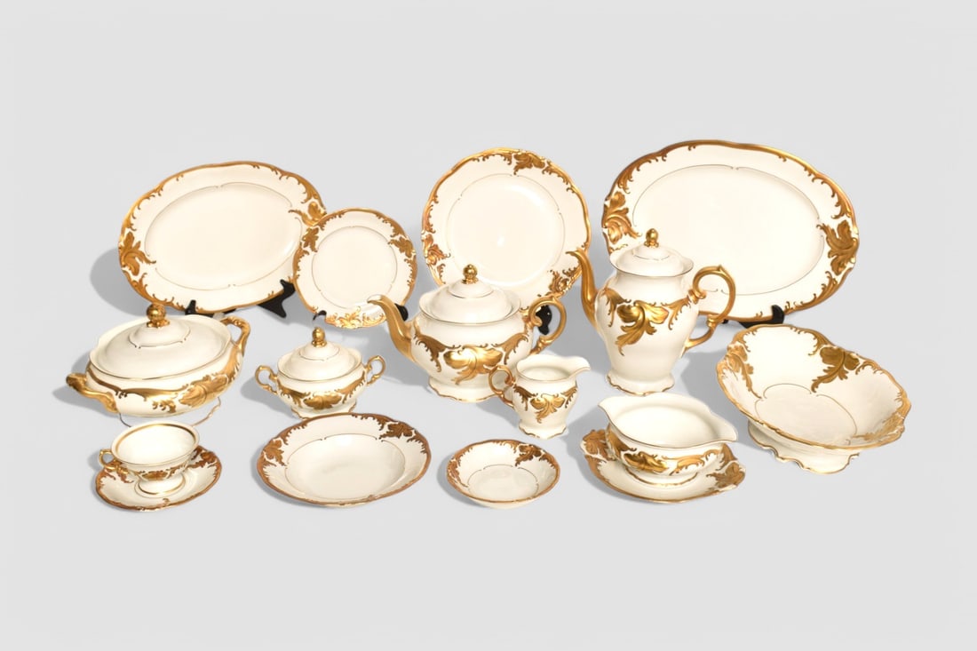 Walbrzych Fine Gold and White Tableware Set (1 of 17)