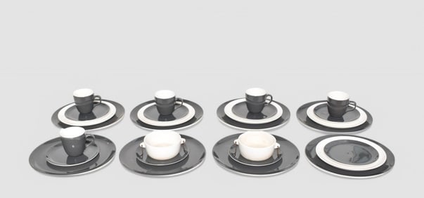 La Gardo Tackett for Schmidt Porcelain China