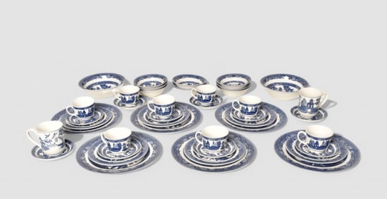 Johnson Brothers "Willow" Dinnerware Set