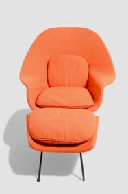 Eero Saarinen Womb Chair & Ottoman