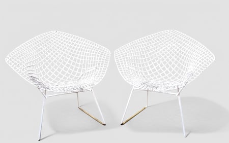 Harry Bertoia Diamond Chairs