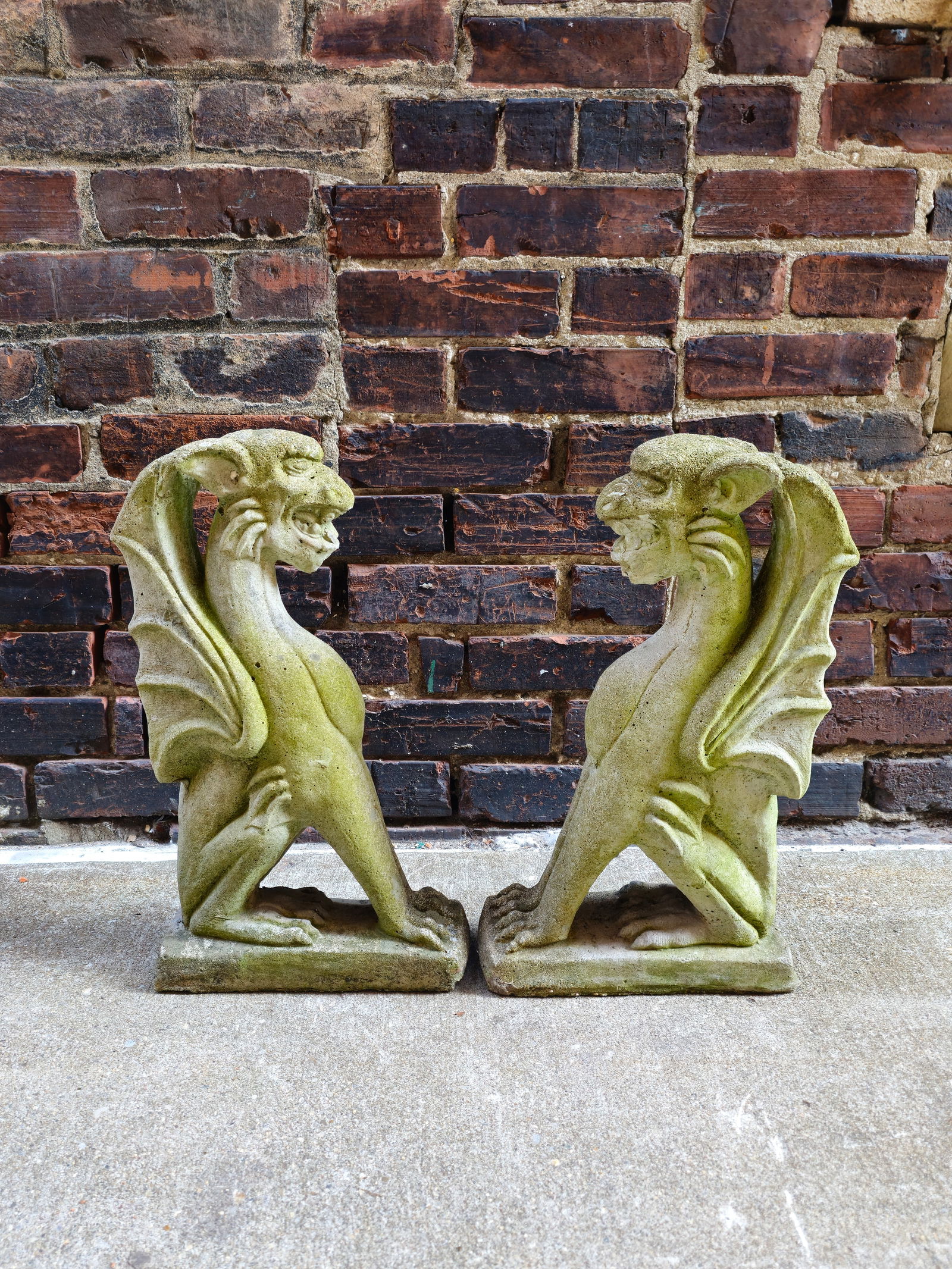 Cast Stone Winged Griffins (1 of 5)