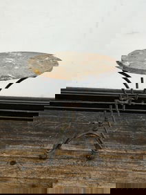 French Art Deco Marble Top Table