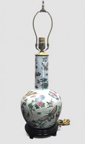 Chinese Porcelain Vase Converted to Lamp