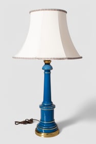 French Sevre Style Porcelain Table Lamp