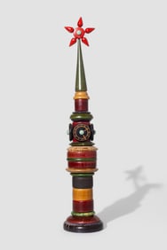 Folk Art Polychrome Puzzle