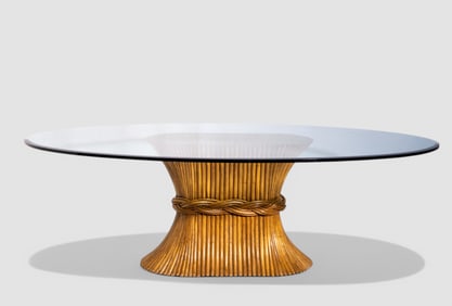 McGuire "Sheaf of Wheat" Dining Table