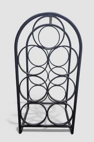 Vintage MCM Arthur Umanoff Iron Wine Rack