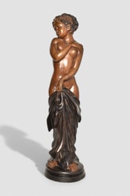 French School, Bronze of French Lady