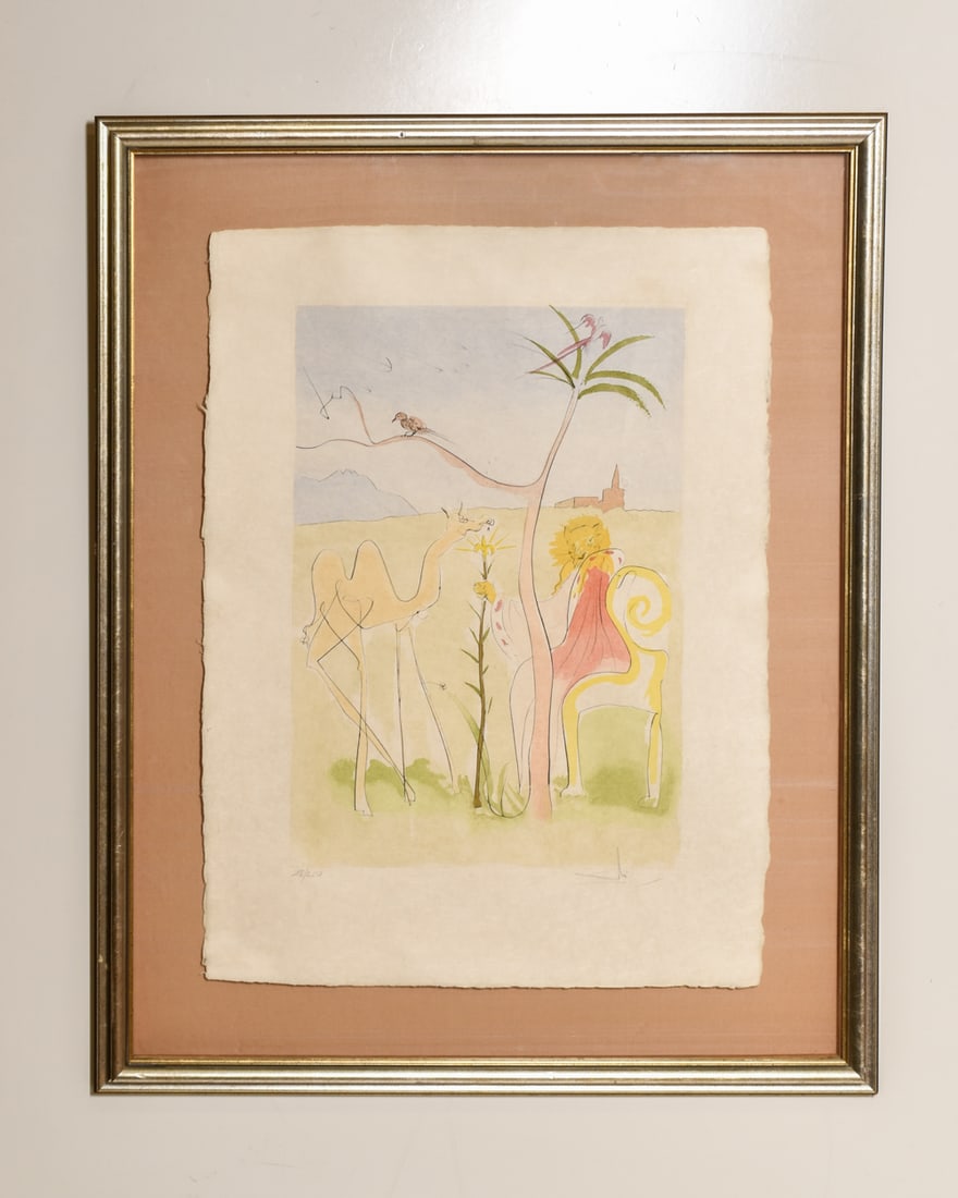 Salvador Dali (1904-1989) Drypoint (France,Spain) (1 of 9)