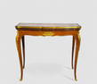 French Rosewood Flip Top Game Table