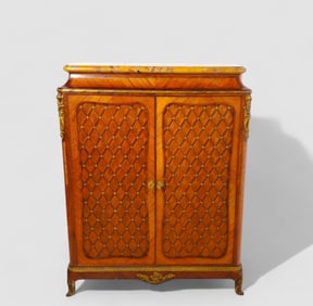 Charles Bernel French Ormolu Mounted Marquetry Sideboard