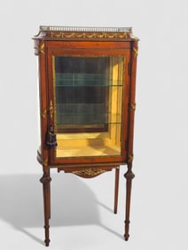 Louis XV Bronze Ormolu Mounted Curio Cabinet