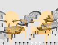 19th Century Giltwood Louis XV Style Armchairs