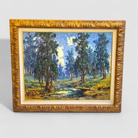 John H. Ramm (1879-1948)(CA) Oil