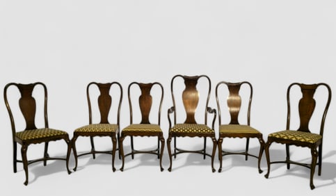 Early 19th Century Queen Anne Style Dining Chairs