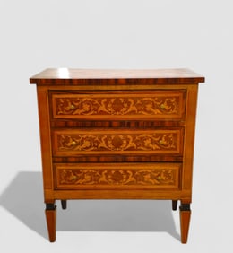 19th Century Italian Marquetry Inlaid Stand
