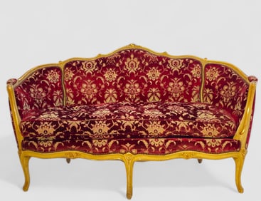 French Louis XV Style Sofa