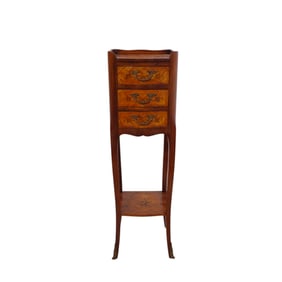 French Rosewood Marquetry Bronze Ormolu Stand