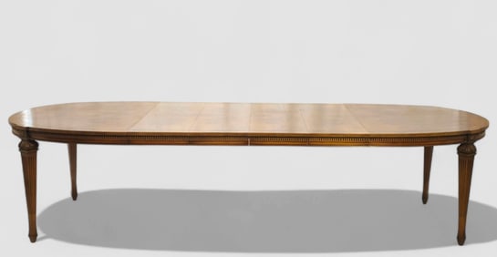 Romweber Burl Extension Dining Table